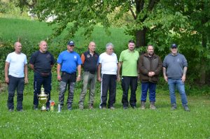 v.l. Oeter Nun, Ralf Schwarzer, Peter Legner,Michael Primas, Ernst Hecht, Felix Schröder, Michael Schneikart und LR Jörg Jäckle nicht mit auf dem Bild Marko Hochadel